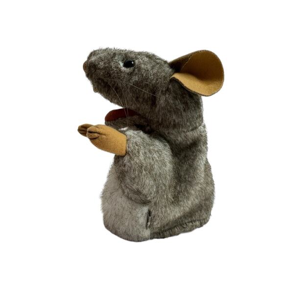 FOLKMANIS Little Mouse Hand Puppet Brown Fur Discontinued - Picture 4 of 9